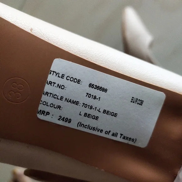 Mast & harbour block heel beige 38 - Picture 3 of 12